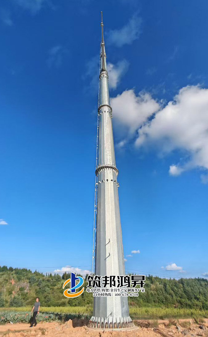 云南曲靖廣儲項目，避雷塔